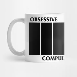 Asplenia Studios: Obsessive Compulsive Flag (black) Mug